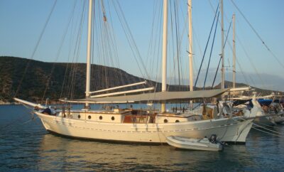 Aegean Traditional Gaff Rigged Schooner